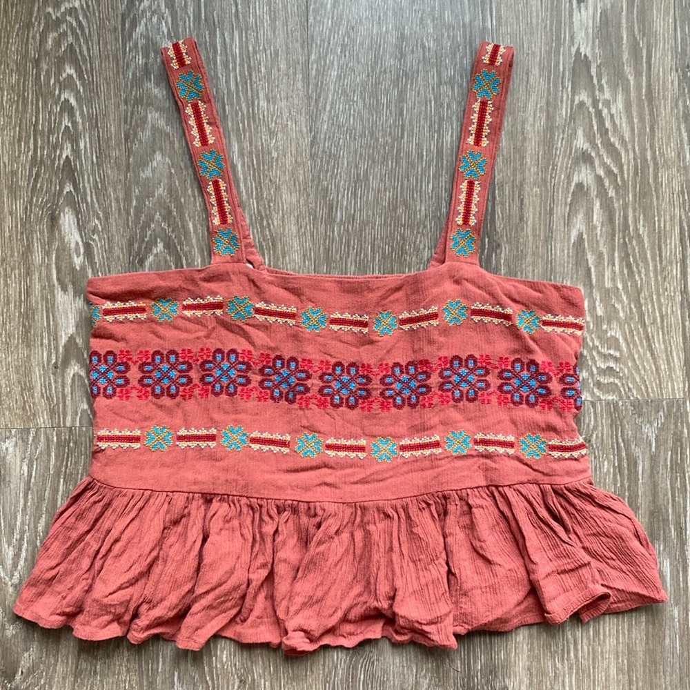 AE Burnt Orange Pattern Tank